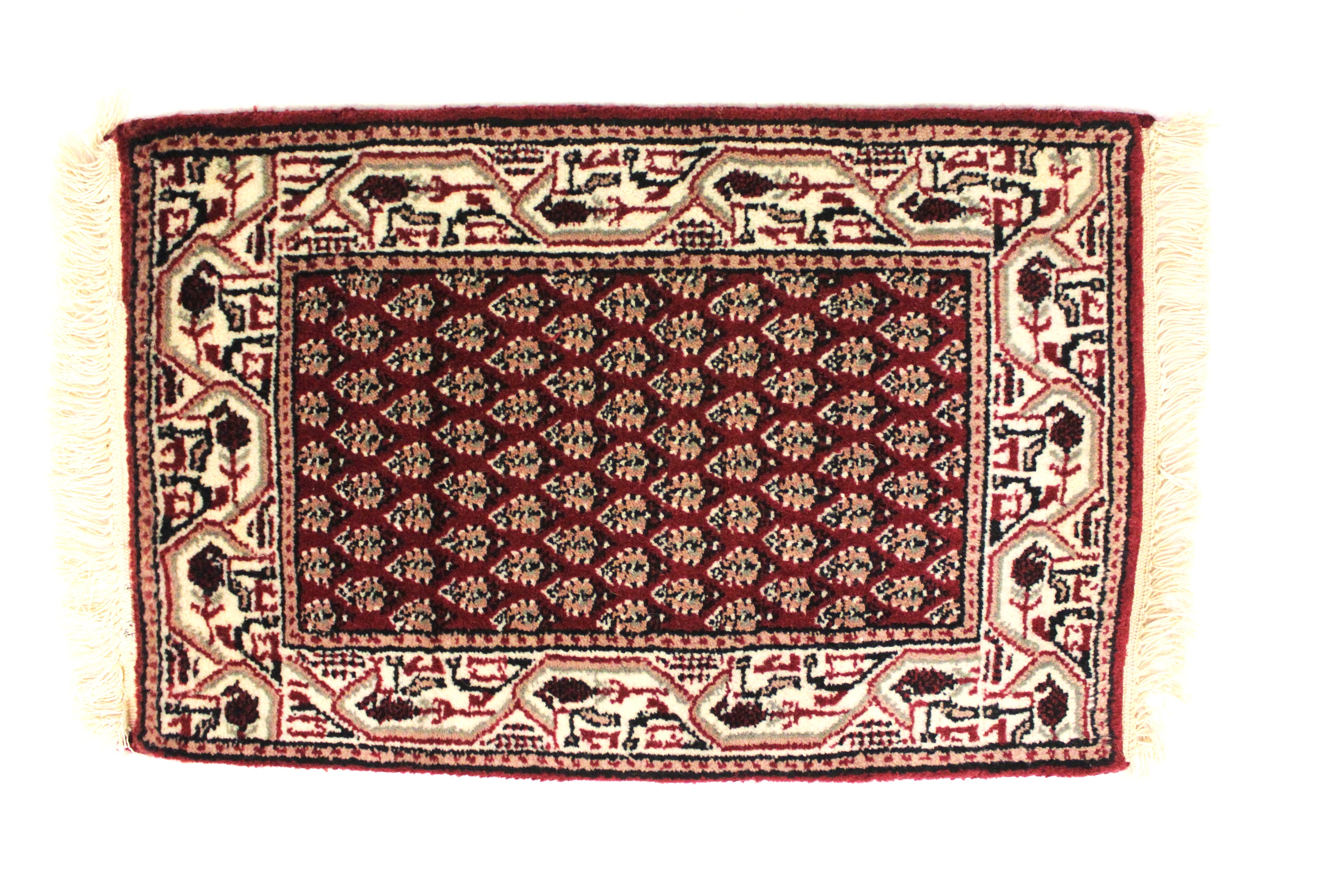 Persian Design Car Mat 1'x2'