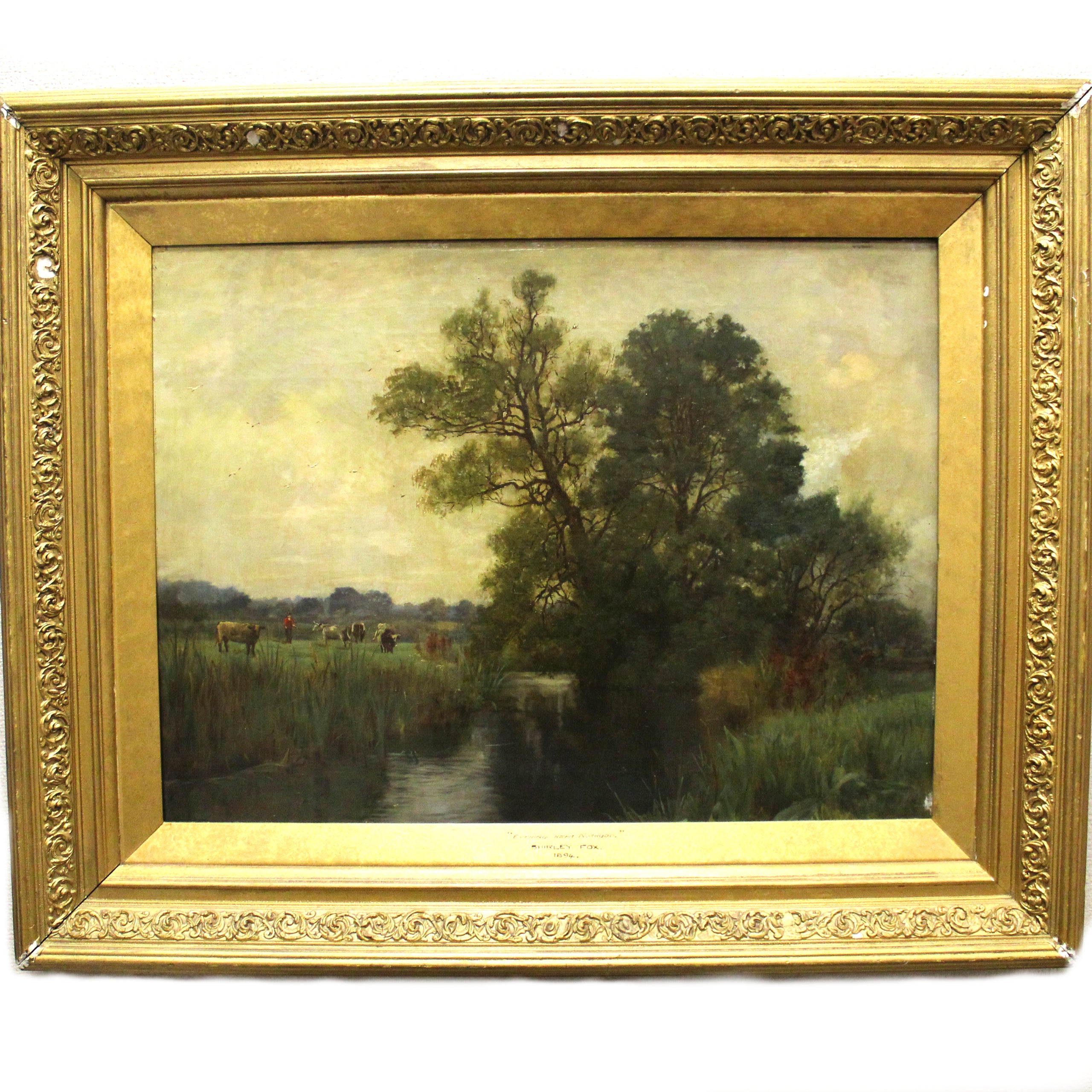 Evening Near Norwood by Shirley Fox, England ca 1894