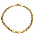 Vintage 14k Yellow Gold Fancy Link Necklace