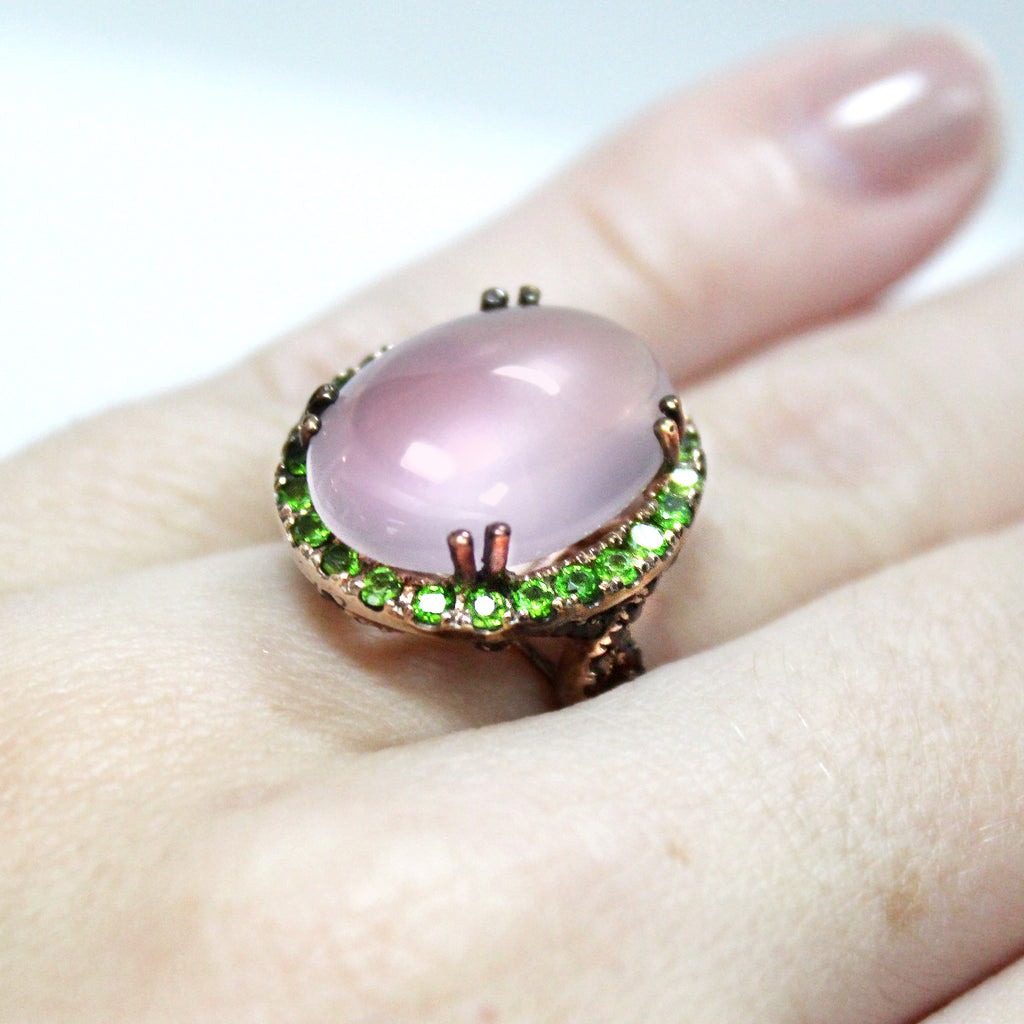 Platinum Pink Sapphire and Diamond ring – Stuart Kingston Jewelry
