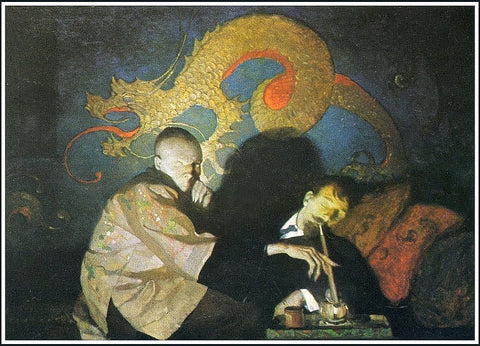 The Opium Smoker (1913) by N.C. Wyeth Print